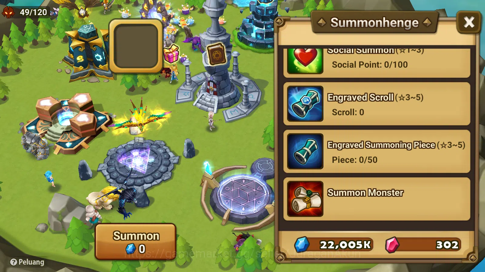 Summoners War: Sky Arena Accounts Starter EU|Lv 25|Ready Gacha|160 11 YSC + 3 LAAS + 5 LS + 4 LDS 7 WaterS + 103 MS +|1 3
