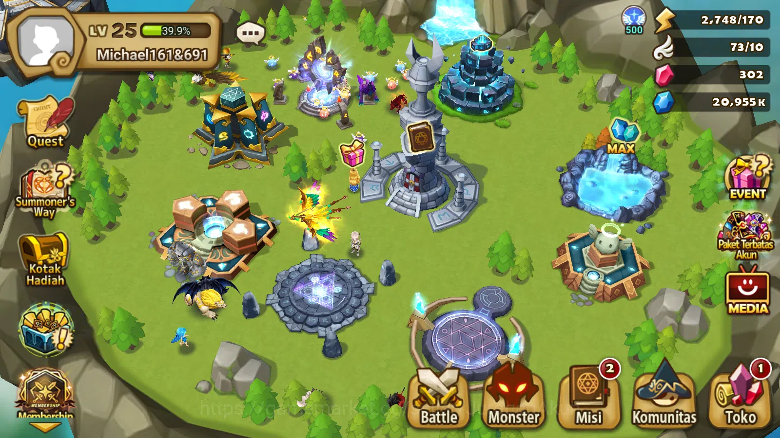 Summoners War: Sky Arena Accounts Starter EU|Lv 25|Ready Gacha|160 11 YSC + 3 LAAS + 5 LS + 4 LDS 7 WaterS + 103 MS +|1 4