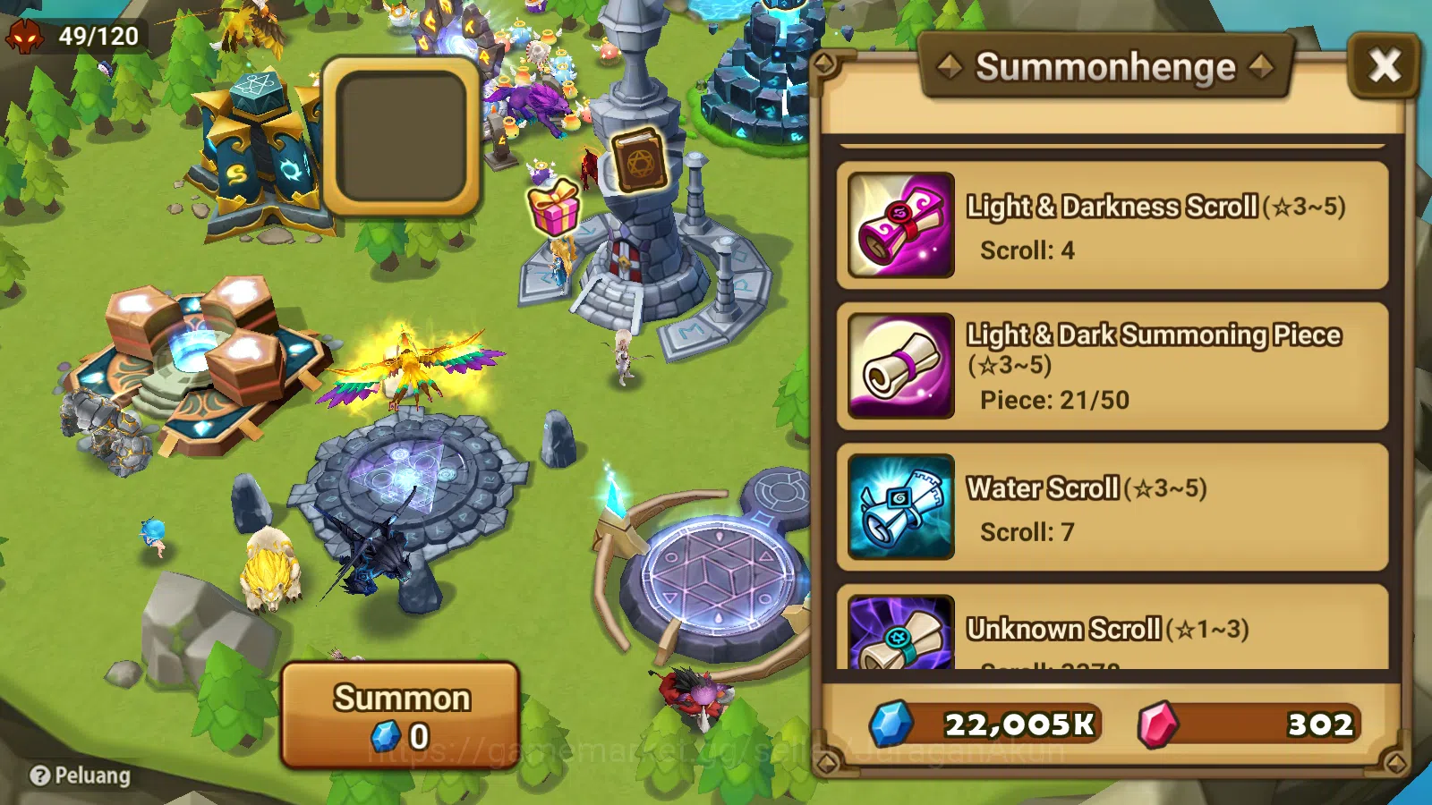Summoners War: Sky Arena Accounts Starter EU|Lv 25|Ready Gacha|160 11 YSC + 3 LAAS + 5 LS + 4 LDS 7 WaterS + 103 MS +|1 5