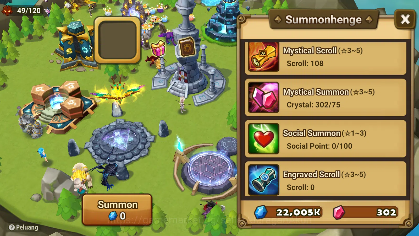 Summoners War: Sky Arena Accounts Starter EU|Lv 25|Ready Gacha|160 11 YSC + 3 LAAS + 5 LS + 4 LDS 7 WaterS + 103 MS +|1 6