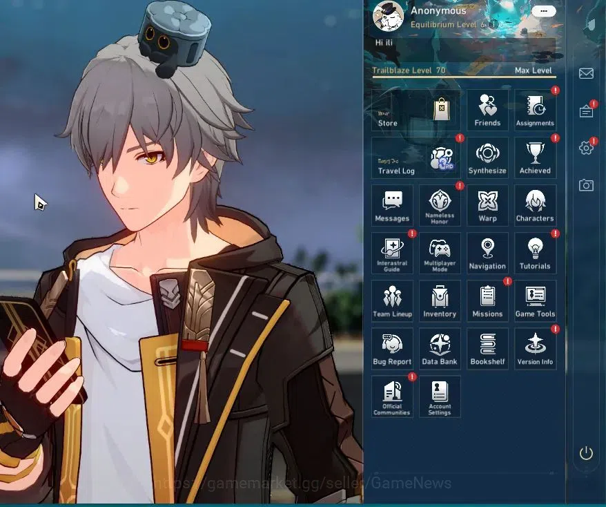Honkai Star Rail Accounts Asia|TL 70|Free HI3|Premium Hypercarry|23 Limited| image 1