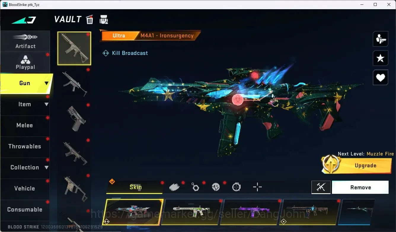 Blood Strike Accounts ASIA|1 Ultra Melee Talon Knife-Sanctum|1 Evo:Fal-E image 2