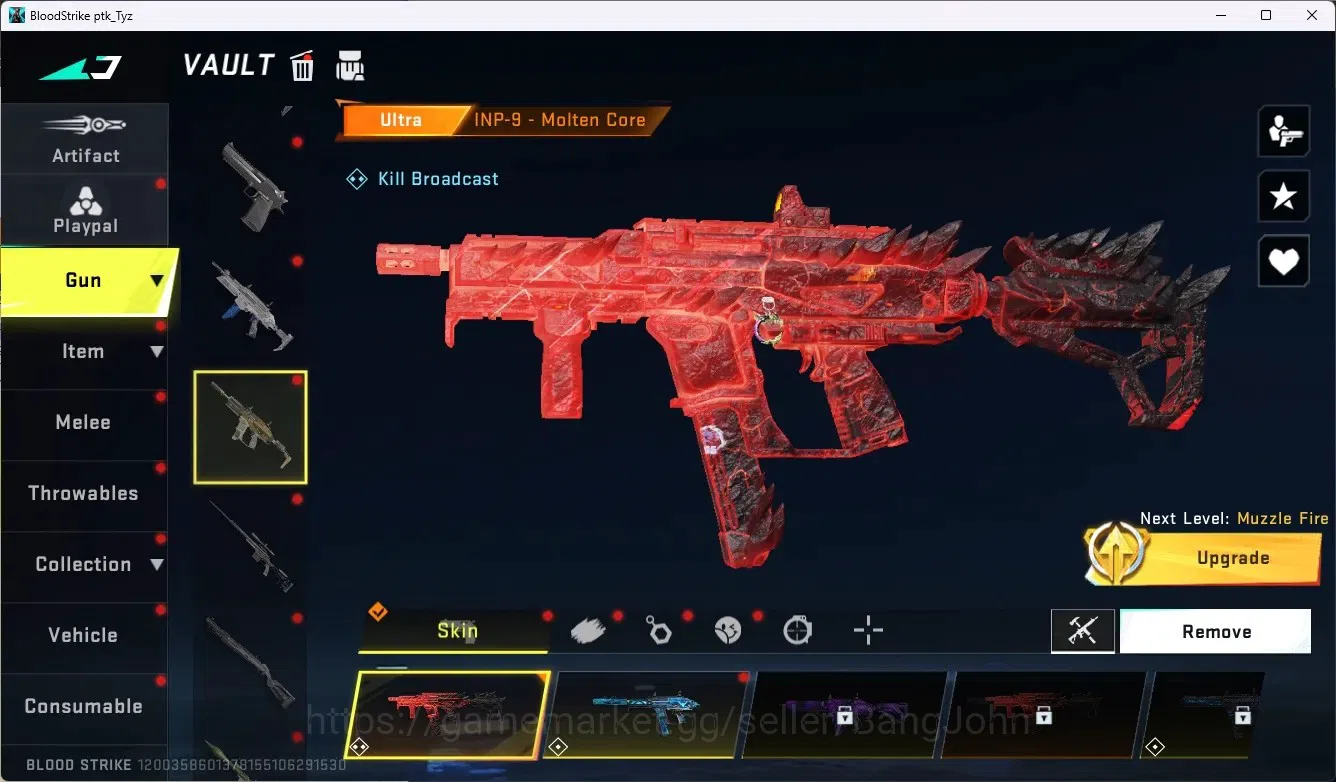 Blood Strike Accounts ASIA|1 Ultra Melee Talon Knife-Sanctum|1 Evo:Fal-E image 3