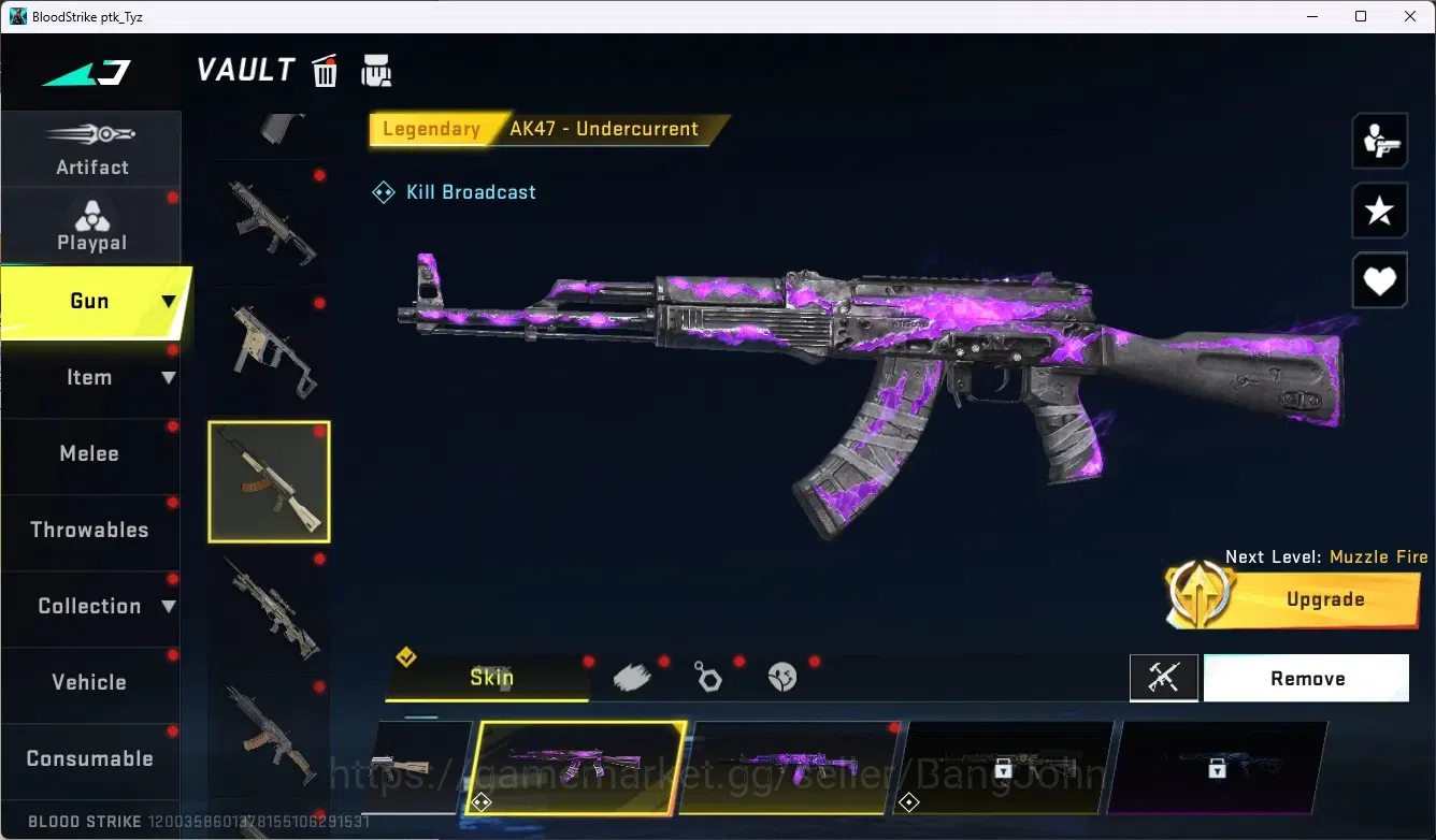 Blood Strike Accounts ASIA|1 Ultra Melee Talon Knife-Sanctum|1 Evo:Fal-E image 7