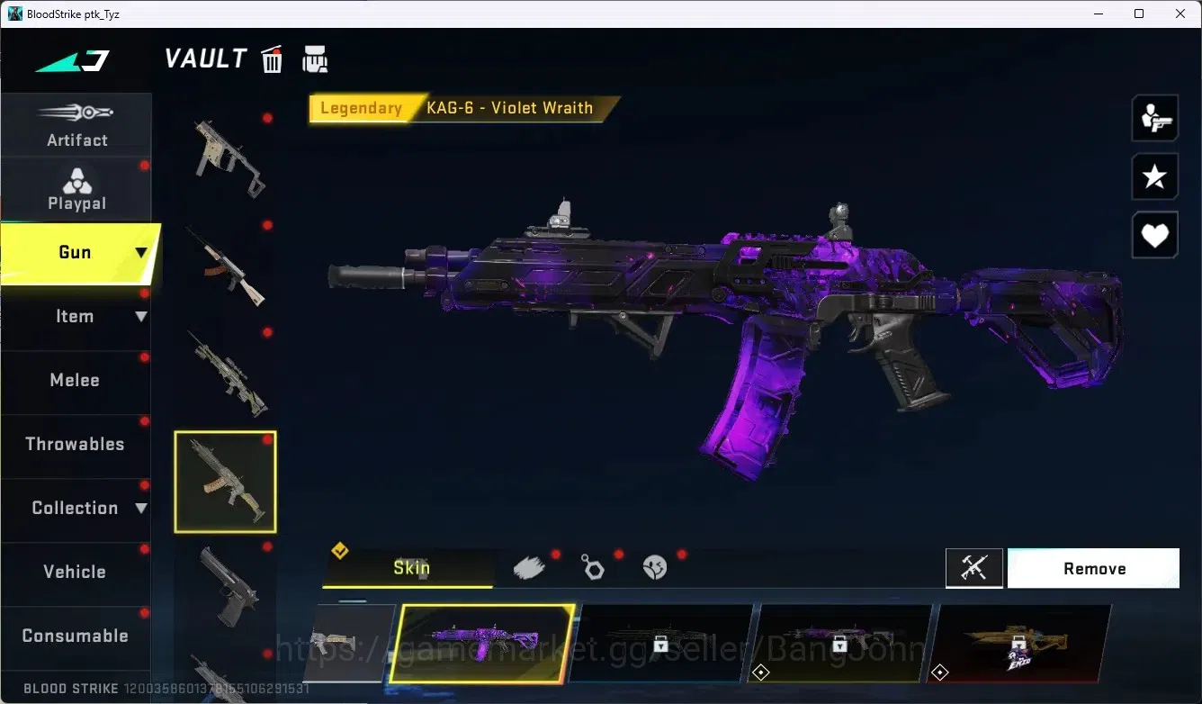 Blood Strike Accounts ASIA|1 Ultra Melee Talon Knife-Sanctum|1 Evo:Fal-E image 8