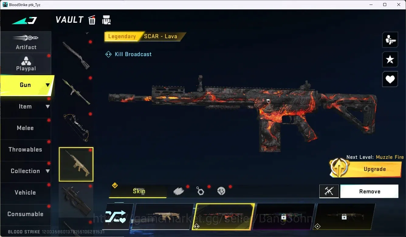 Blood Strike Accounts ASIA|1 Ultra Melee Talon Knife-Sanctum|1 Evo:Fal-E image 9
