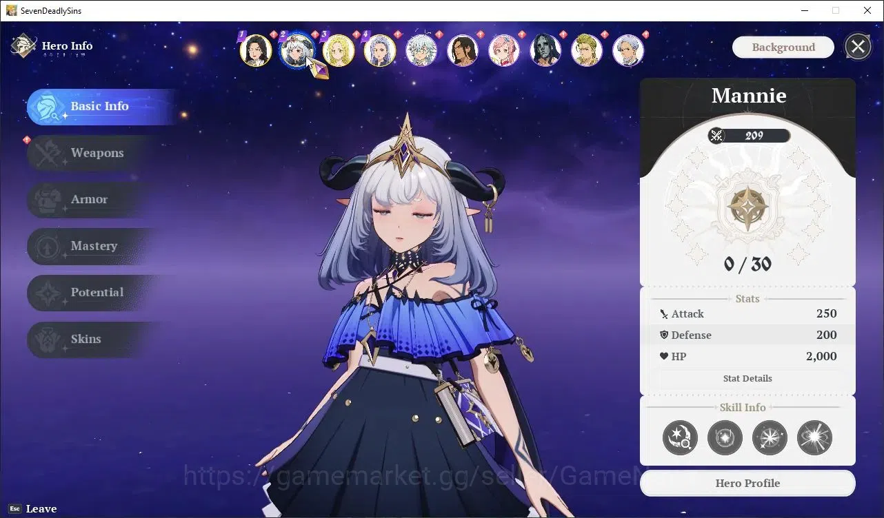 The Seven Deadly Sins: Origin Accounts EU |Fresh Starter Lvl 2| 4 SSR| Guila, Mannie, Ela image 3