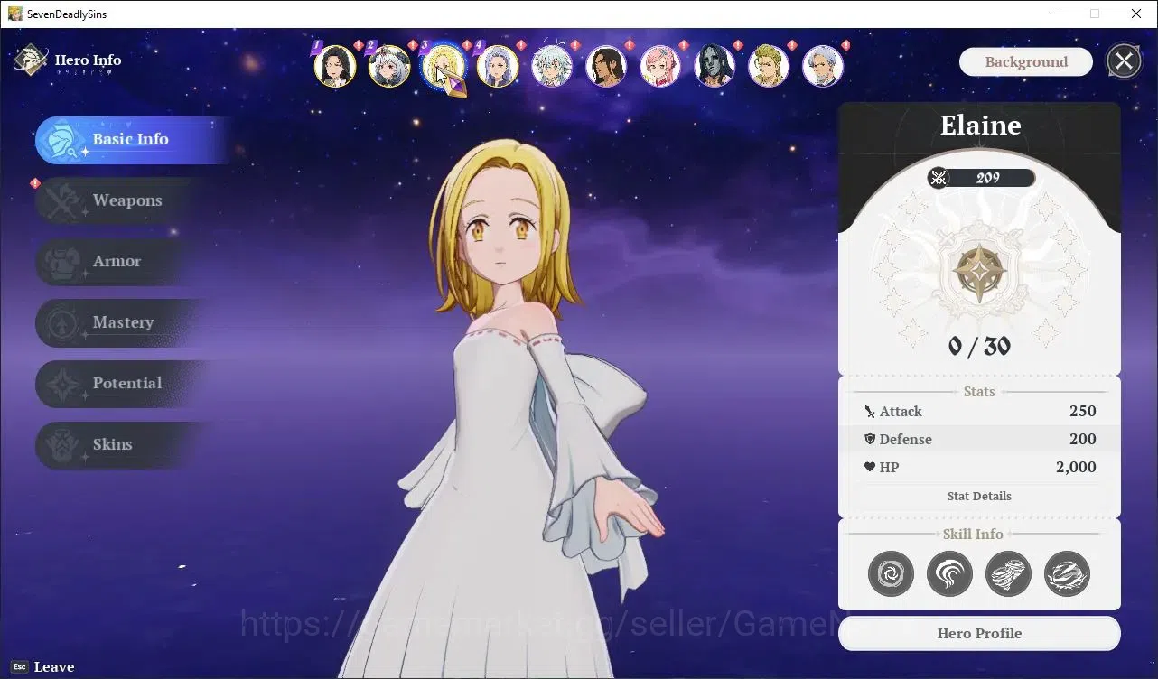 The Seven Deadly Sins: Origin Accounts EU |Fresh Starter Lvl 2| 4 SSR| Guila, Mannie, Ela image 4