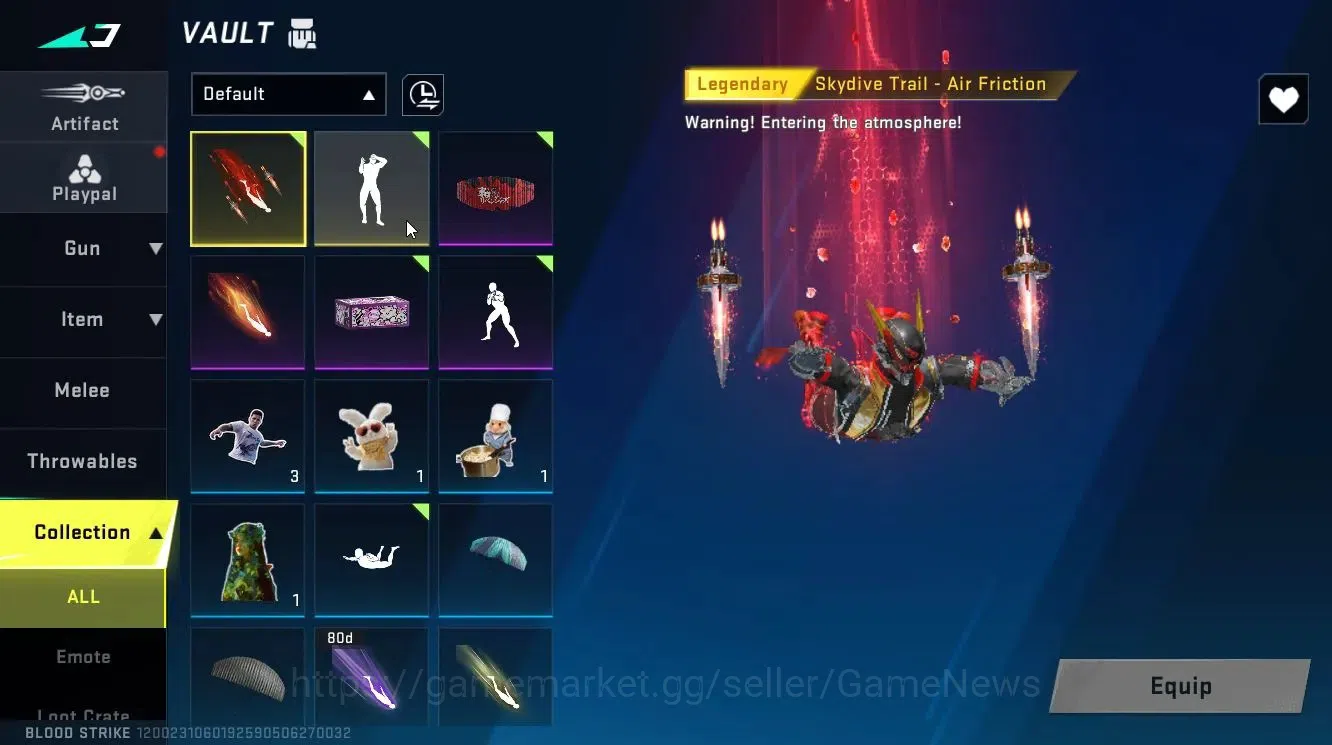 Blood Strike Accounts ASIA|ULTRA ETHAN-Raid Mask|Legendary [M700,INP9,MP image 16