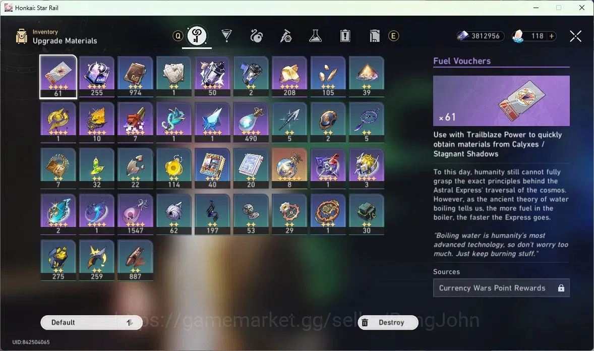 Honkai Star Rail Accounts ASIA | TL 35 | 5 LIMIT | HUO HUO | SILVER WOLF | S image 12