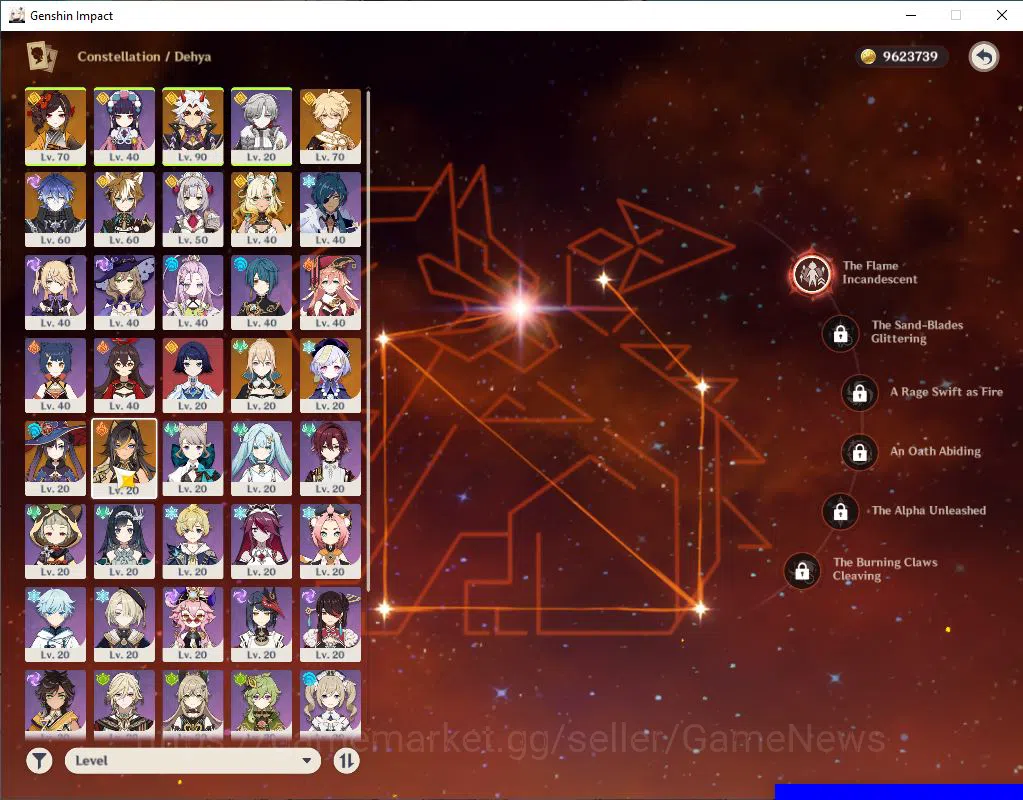 Genshin Impact Accounts Mid Game ASIA|AR 54|4 Limited +1(5*Weapon)|[Arataki Itto+sign],Flins,Xilonen,Chiori|MC Male|Take 3