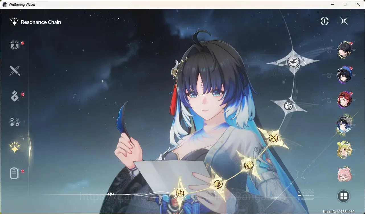 Wuthering Waves Accounts Starter EU|UL 49|Rank 5|1 Char Limited[Yangyang:Xuanling Rc4]+Sign|716 Astrite|Mc Female | TakeMail 3