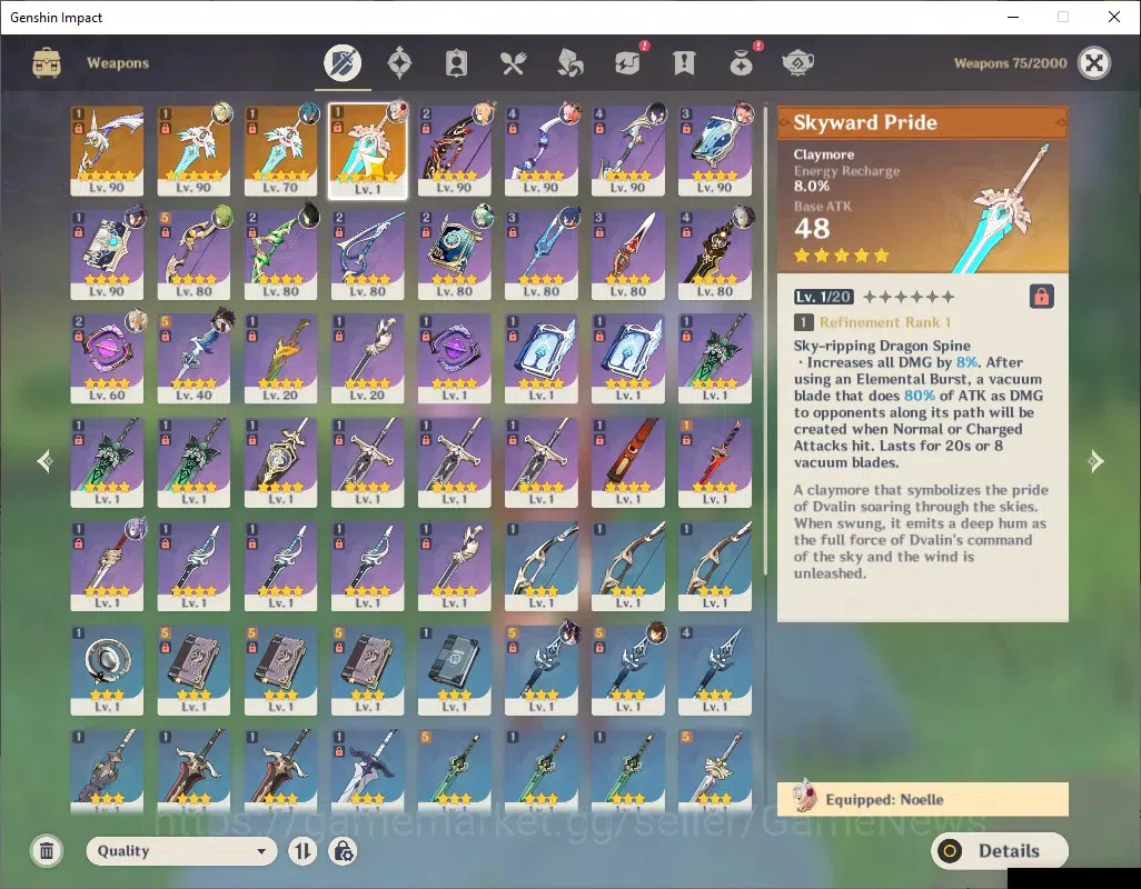 Genshin Impact Accounts ASIA|AR 56|4 Limited+4 (*5Weap)|Yoimiya,Yelan,Zhon image 11