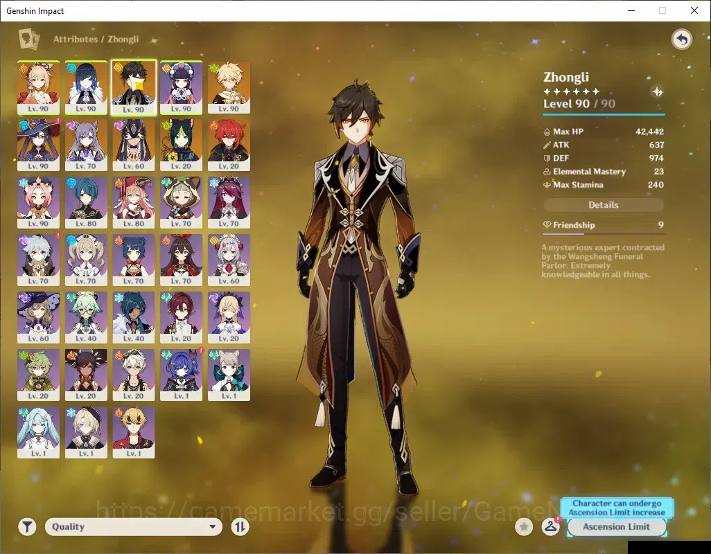 Genshin Impact Accounts ASIA|AR 56|4 Limited+4 (*5Weap)|Yoimiya,Yelan,Zhon image 5
