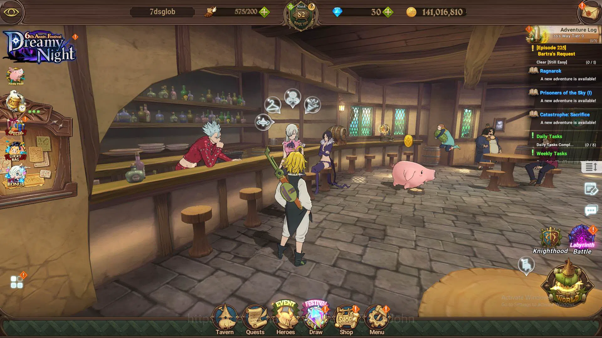 GLOBAL|2.5M CC|1LR Elizabeth|UR MerEsca,Freyja,Ludociel,Salos,etc|Full collab FF|check SS|7DS138B The Seven Deadly Sins: Grand Cross Others GLOBAL|2.5M CC|1LR Elizabeth|UR MerEsca,Freyja,Lud image 1