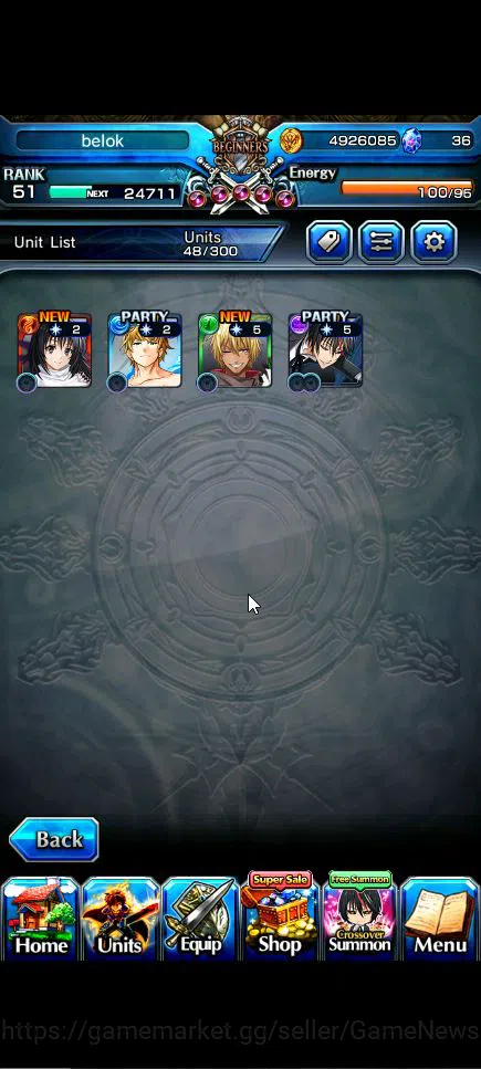 Grand Summoners Accounts Global|Rank 38|4 Ascend+3 TW|(Dablo,Shizu,Veldora) image 11