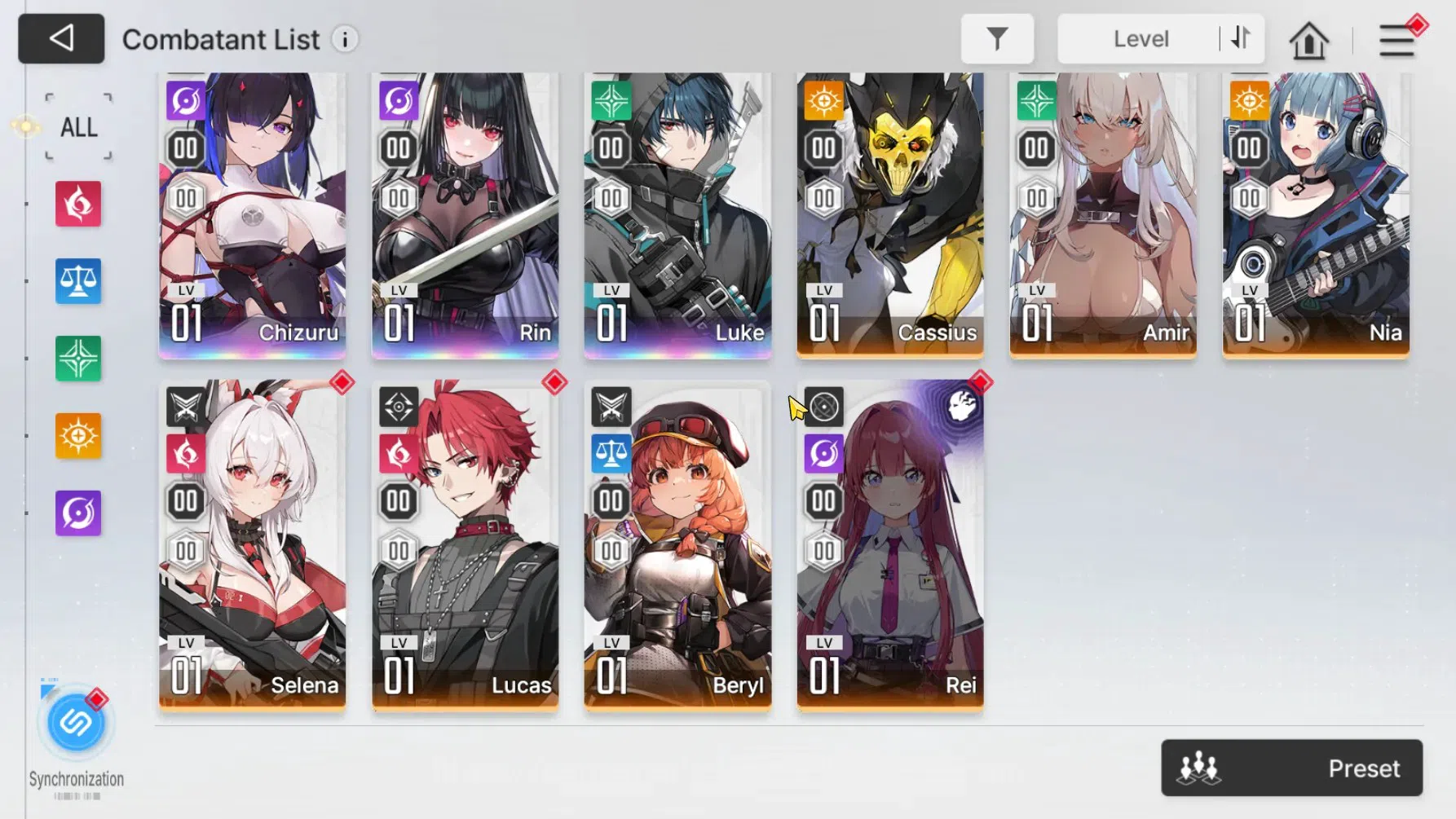 Chaos Zero Nightmare Accounts Global|Lv 53 | 4 Limit HeidemarieEM2,NarjaEM1,Sere image 9