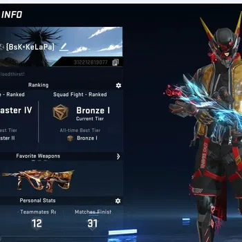 Blood Strike Rare Skin ASIA| L32|BR Master IV|Eternal=Desert Eagle Scorpi image 1