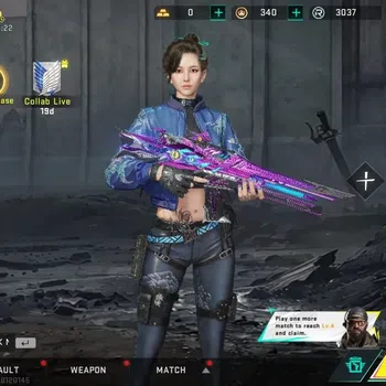 Blood Strike Accounts Collab Skin ASIA|ETERNAL M4A1-Blight's Embrace Lv3|ULTRA MELEE Katar|Collab OPM