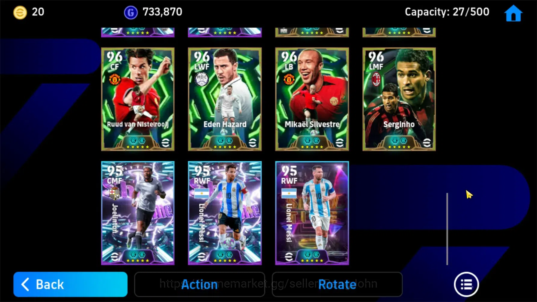 eFootball Accounts Android |PW 3223|Bigtme Beckham|Epic Pele,Ibrahimo image 3