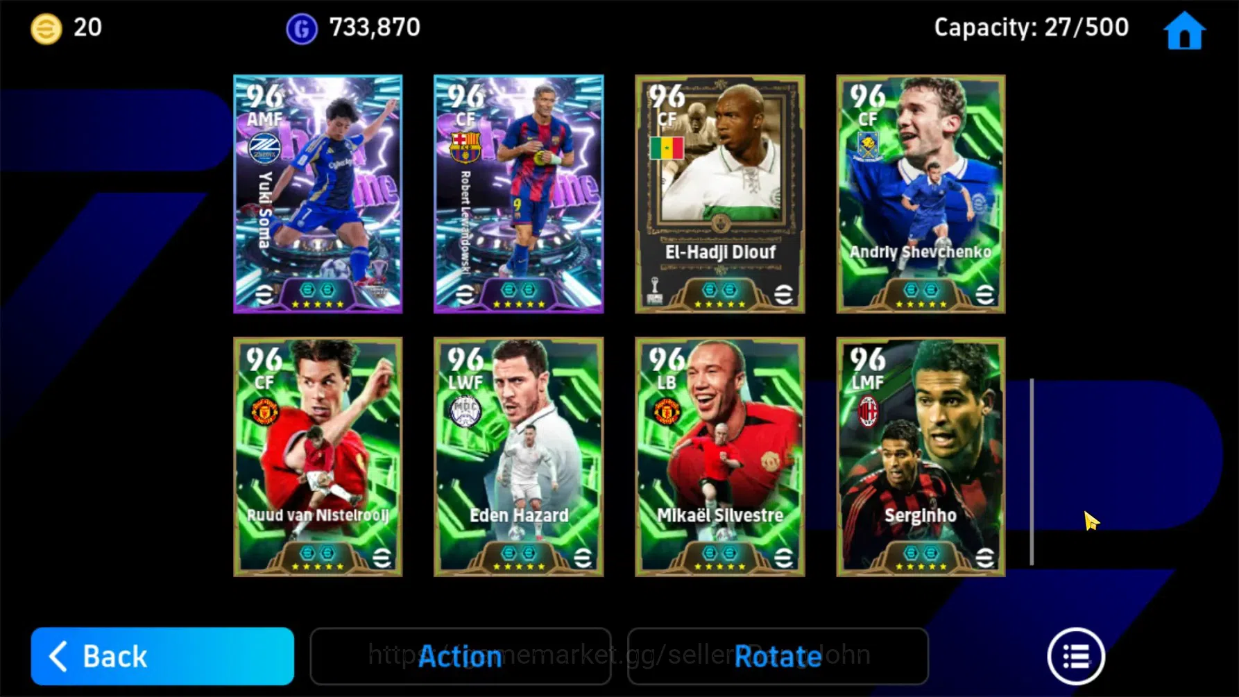 eFootball Accounts Android |PW 3223|Bigtme Beckham|Epic Pele,Ibrahimo image 4