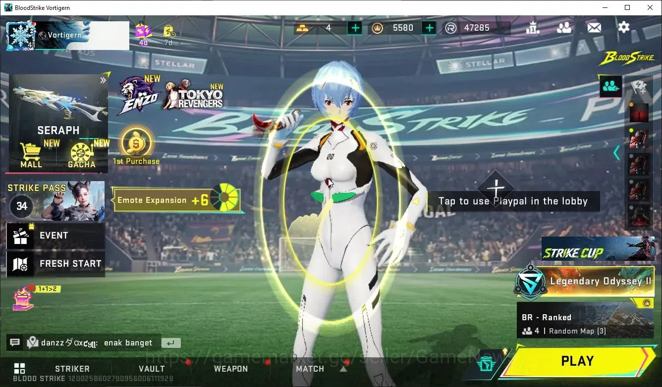 Blood Strike Accounts ASIA|ETERNAL Zero+MELEE TalonKnife,Collab 7DS M4A1 image 1