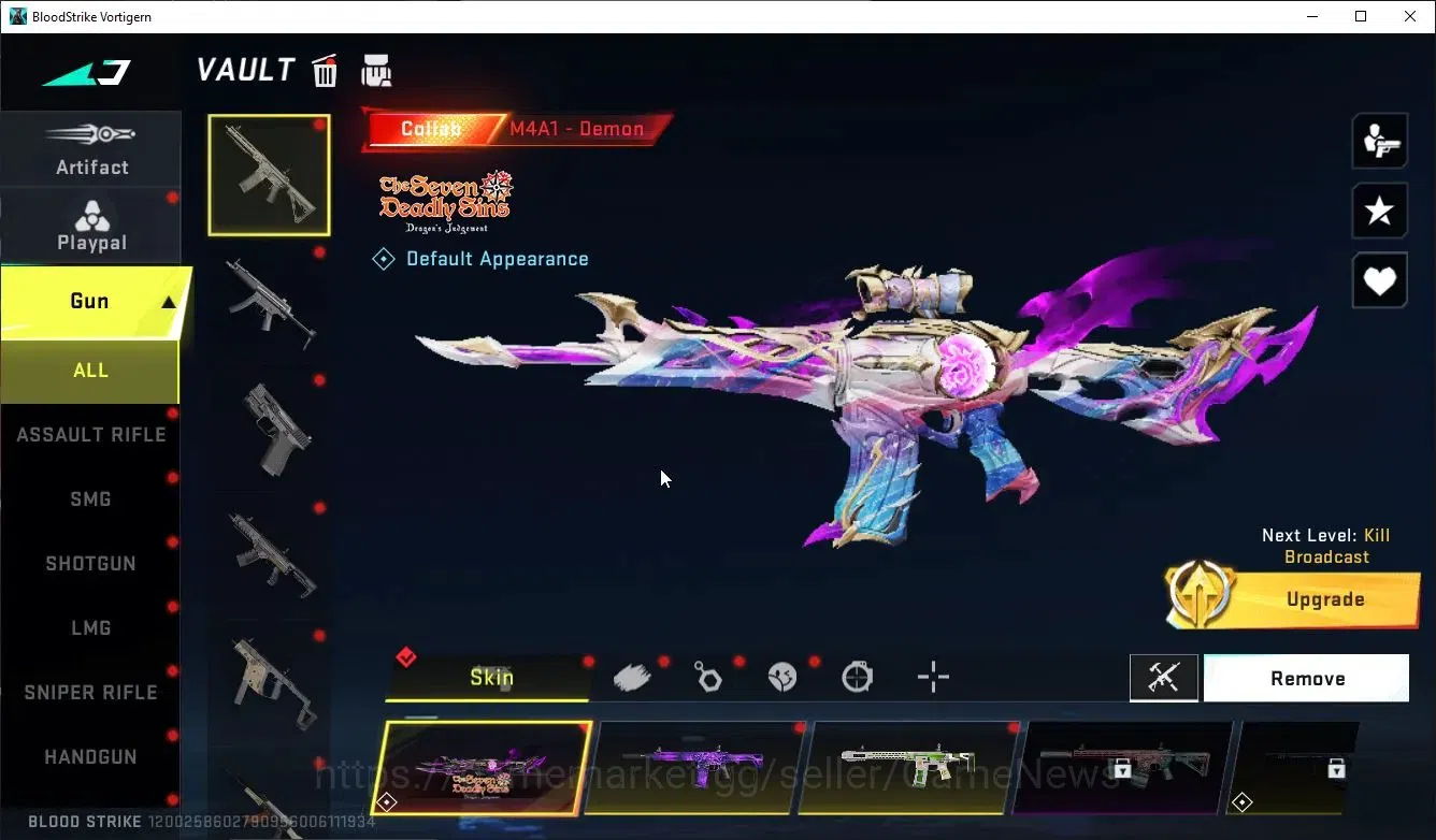 Blood Strike Accounts ASIA|ETERNAL Zero+MELEE TalonKnife,Collab 7DS M4A1 image 11