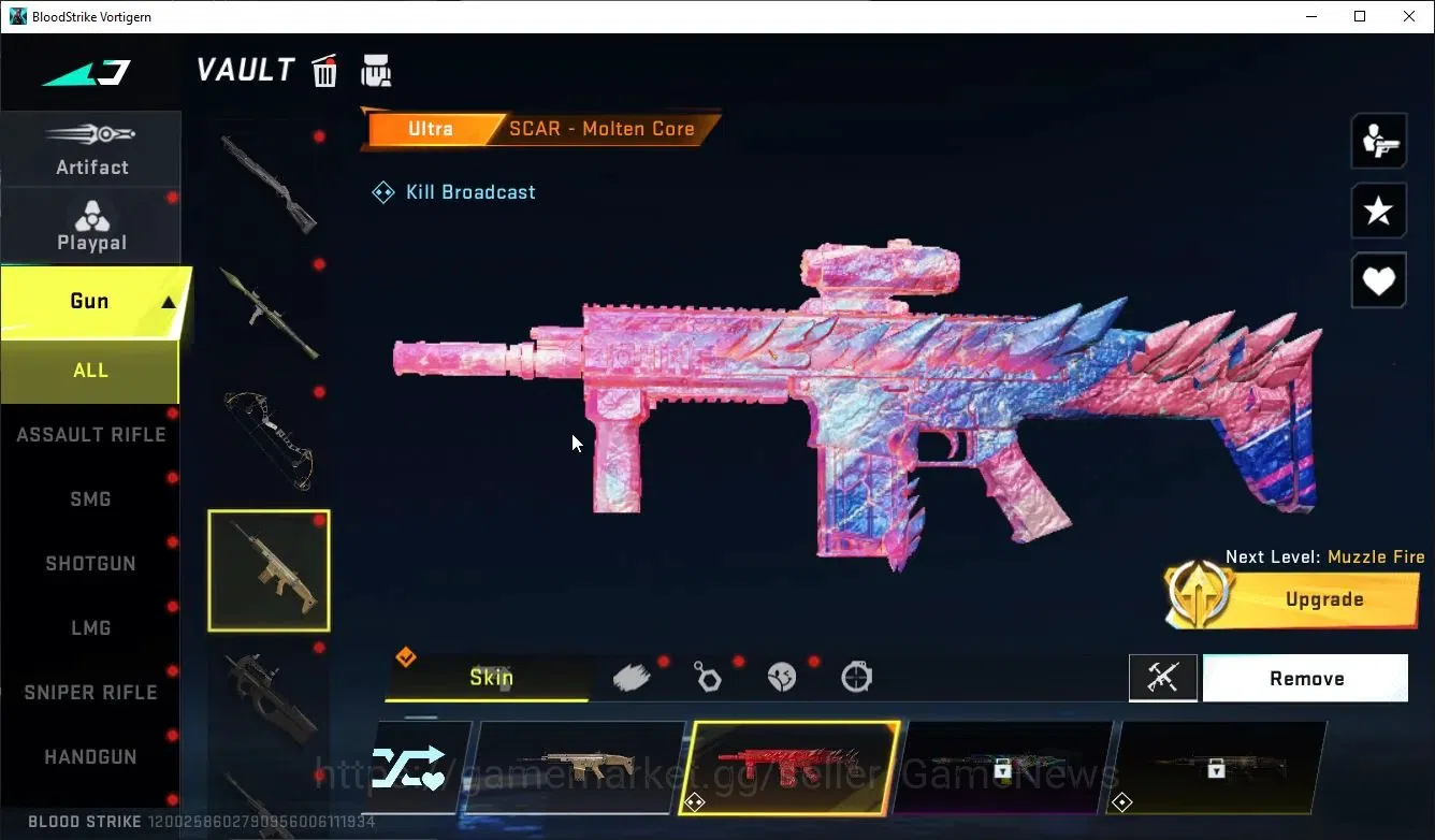 Blood Strike Accounts ASIA|ETERNAL Zero+MELEE TalonKnife,Collab 7DS M4A1 image 13