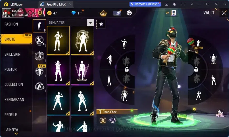 Free Fire Accounts Indonesia | Vault 93 | EVO SG-STERLING | EVO-P90 G image 13