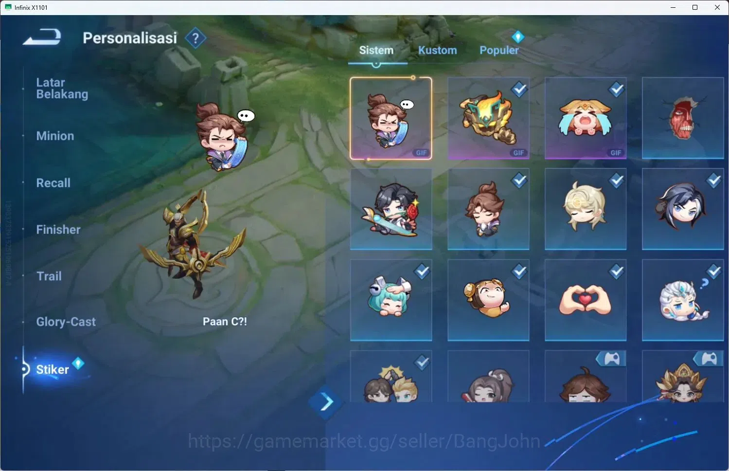 Honor of Kings Accounts Global | 163H 46S | Event Hou Yi, Event Gan & Mo | image 11
