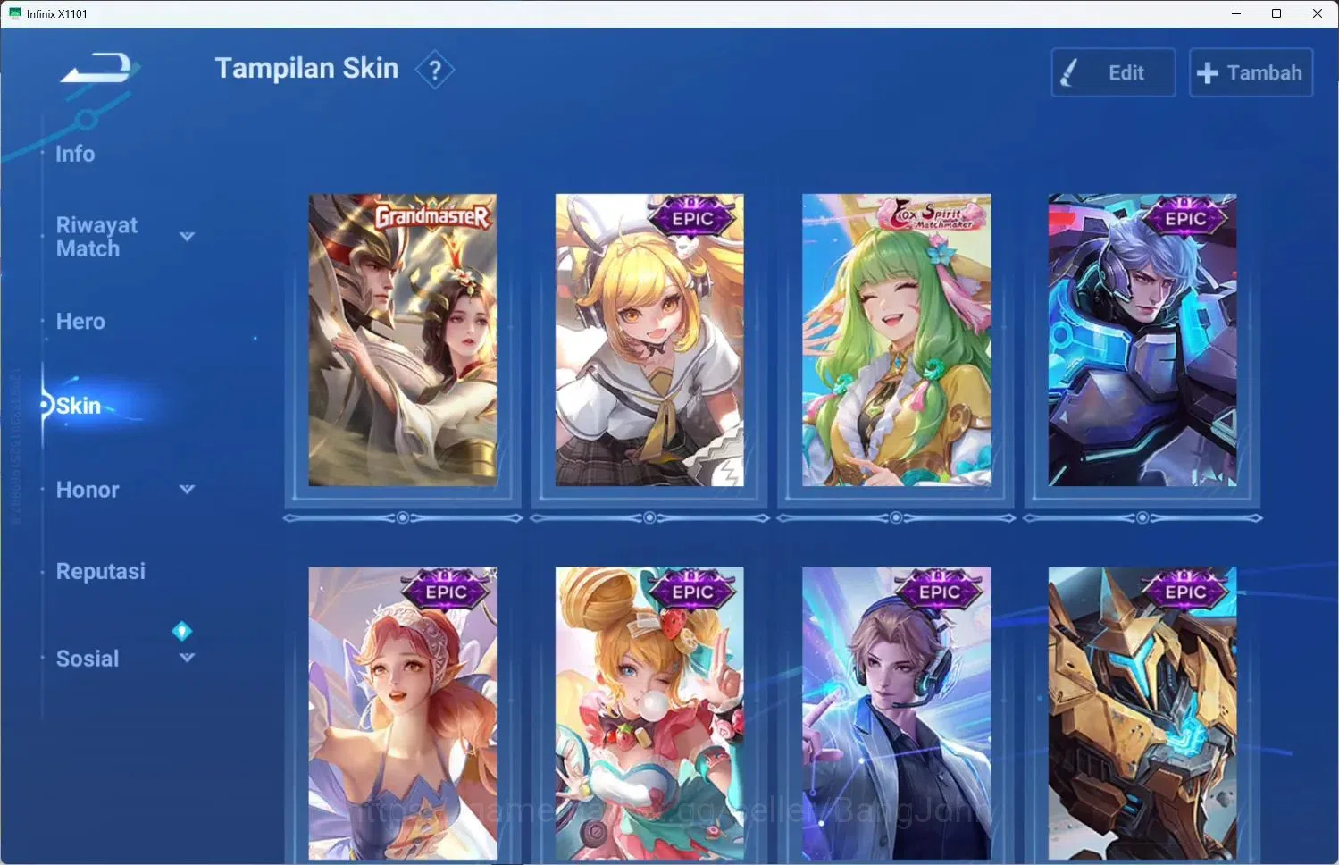 Honor of Kings Accounts Global | 163H 46S | Event Hou Yi, Event Gan & Mo | image 2