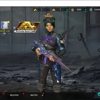 Blood Strike Accounts Collab Skin ASIA|2 ETERNAL Galil Blight Embrace,MP7 Tidesong|10 Ultra [Thompson,Glock Money,URB Neon