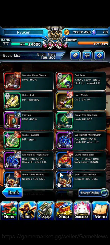 Grand Summoners Accounts Mid-Game Global|Rank 77|39 RGB|22 Ascend|RoyTW,Summer Miyu,ToumaTW,ChloeTW,HP IsliidTW,Pencilgon,WH 7