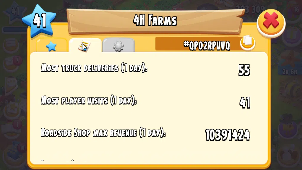 Hay Day Accounts Level 41| Barn Storage 1100 + Silo Storage 650 | 383k Coins,14 Dm |CN ON|Log Supercell ID|Take Email|Check 10