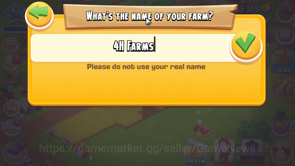 Hay Day Accounts Level 41| Barn Storage 1100 + Silo Storage 650 | 383k Coins,14 Dm |CN ON|Log Supercell ID|Take Email|Check 11