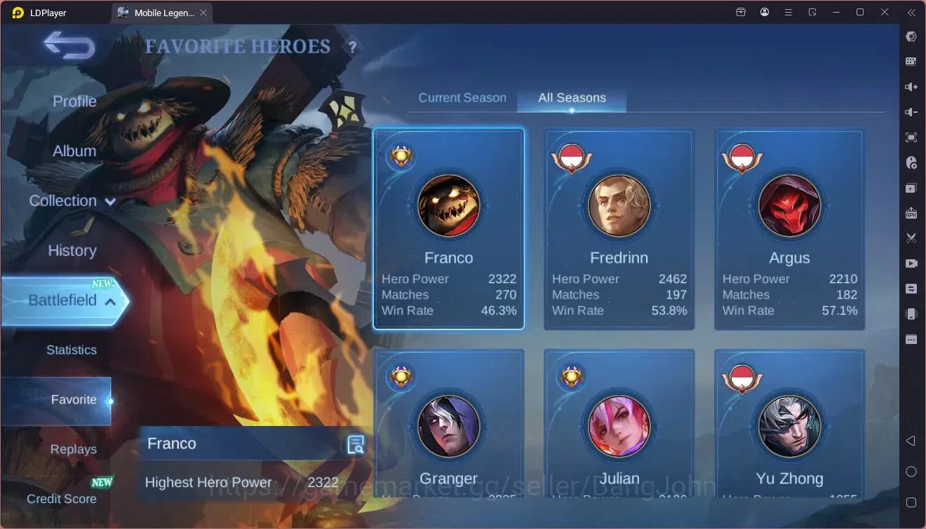 Mobile Legends: Bang Bang Accounts Global|Hero 92|Skin 128|Expert|CC Natalia|9th Fann image 5