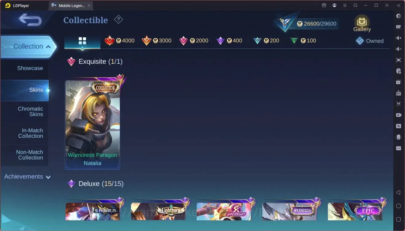 Mobile Legends: Bang Bang Accounts Global|Hero 92|Skin 128|Expert|CC Natalia|9th Fann image 8