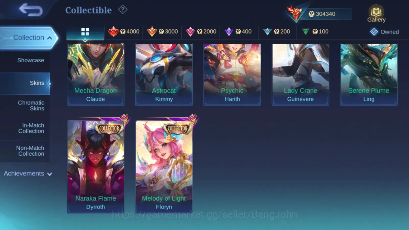 Mobile Legends: Bang Bang Accounts Global|Hero 132|Skin 536|Legend Franco,Freya,Johns image 12
