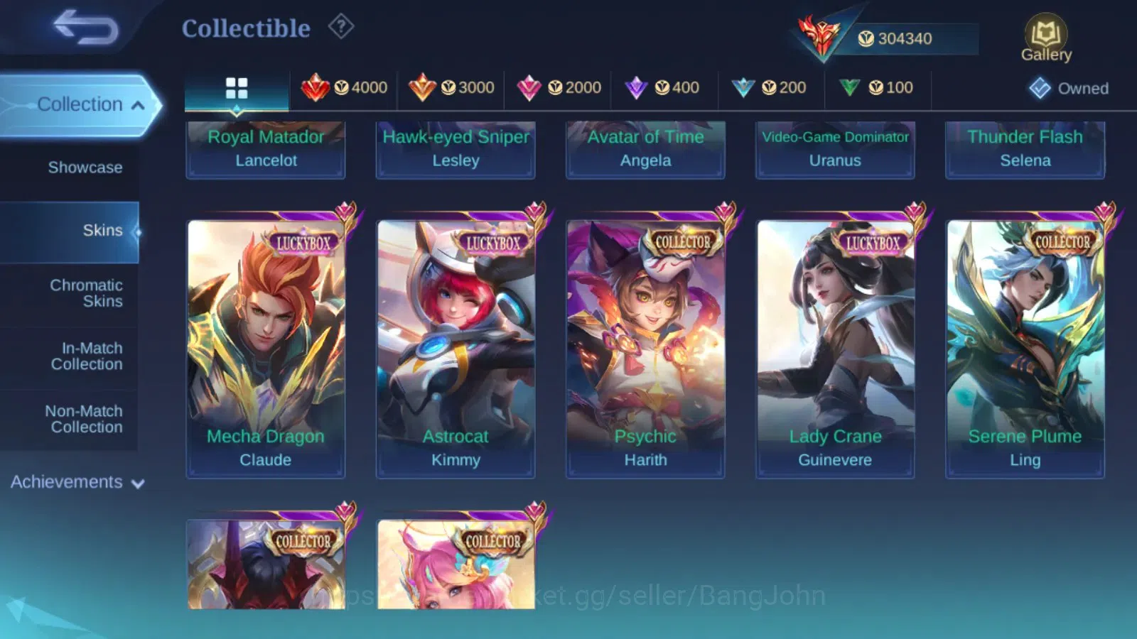 Mobile Legends: Bang Bang Accounts Global|Hero 132|Skin 536|Legend Franco,Freya,Johns image 13