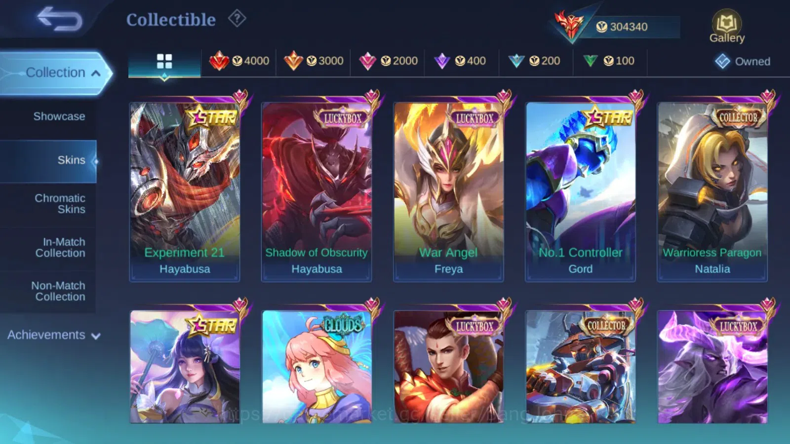 Mobile Legends: Bang Bang Accounts Global|Hero 132|Skin 536|Legend Franco,Freya,Johns image 17