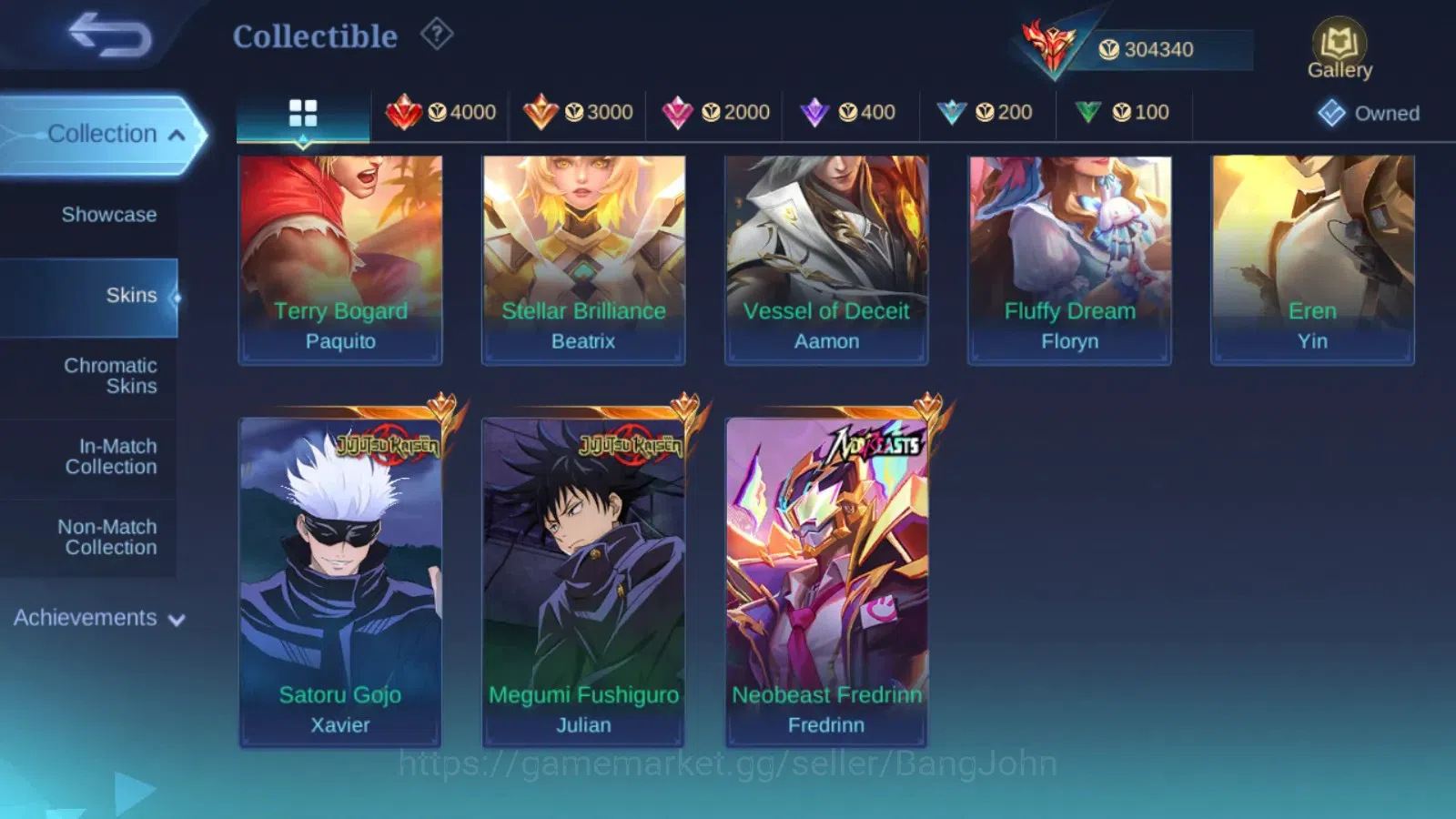 Mobile Legends: Bang Bang Accounts Global|Hero 132|Skin 536|Legend Franco,Freya,Johns image 18