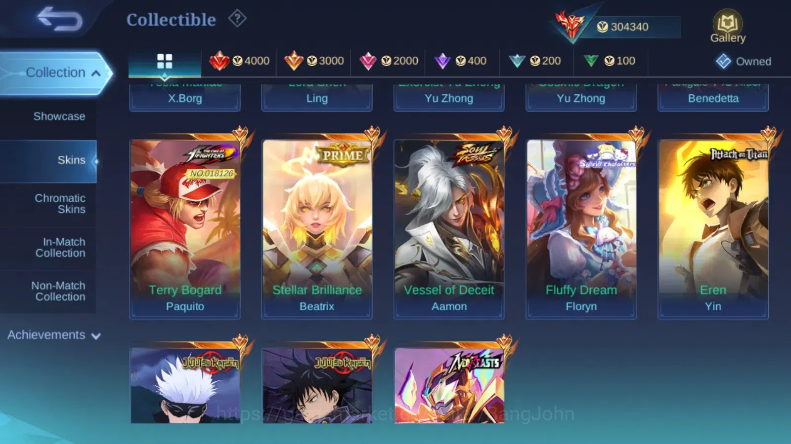 Mobile Legends: Bang Bang Accounts Global|Hero 132|Skin 536|Legend Franco,Freya,Johns image 19