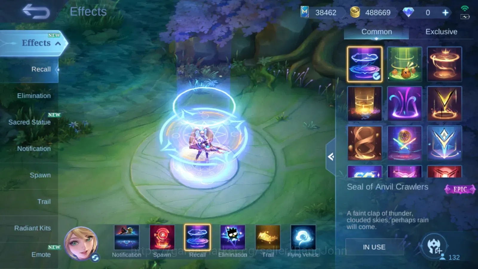Mobile Legends: Bang Bang Accounts Global|Hero 132|Skin 536|Legend Franco,Freya,Johns image 3