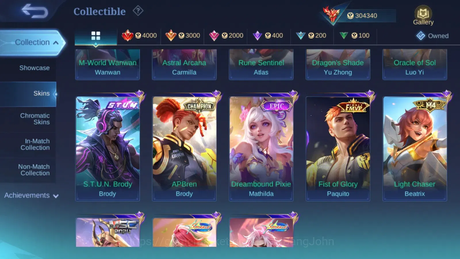 Mobile Legends: Bang Bang Accounts Global|Hero 132|Skin 536|Legend Franco,Freya,Johns image 5