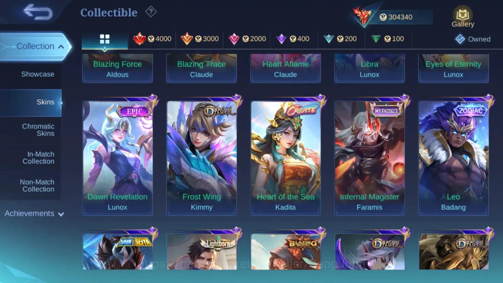 Mobile Legends: Bang Bang Accounts Global|Hero 132|Skin 536|Legend Franco,Freya,Johns image 6