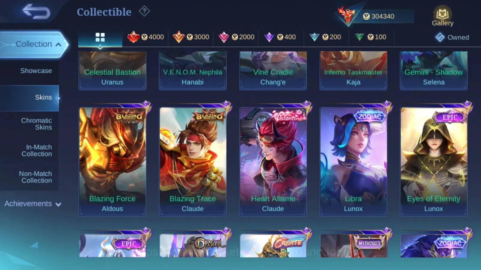 Mobile Legends: Bang Bang Accounts Global|Hero 132|Skin 536|Legend Franco,Freya,Johns image 7