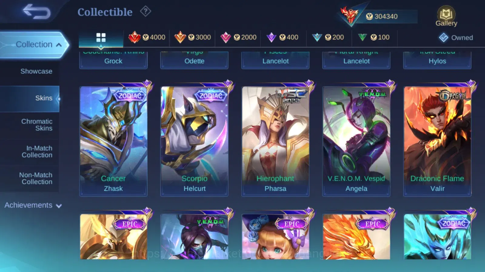 Mobile Legends: Bang Bang Accounts Global|Hero 132|Skin 536|Legend Franco,Freya,Johns image 9