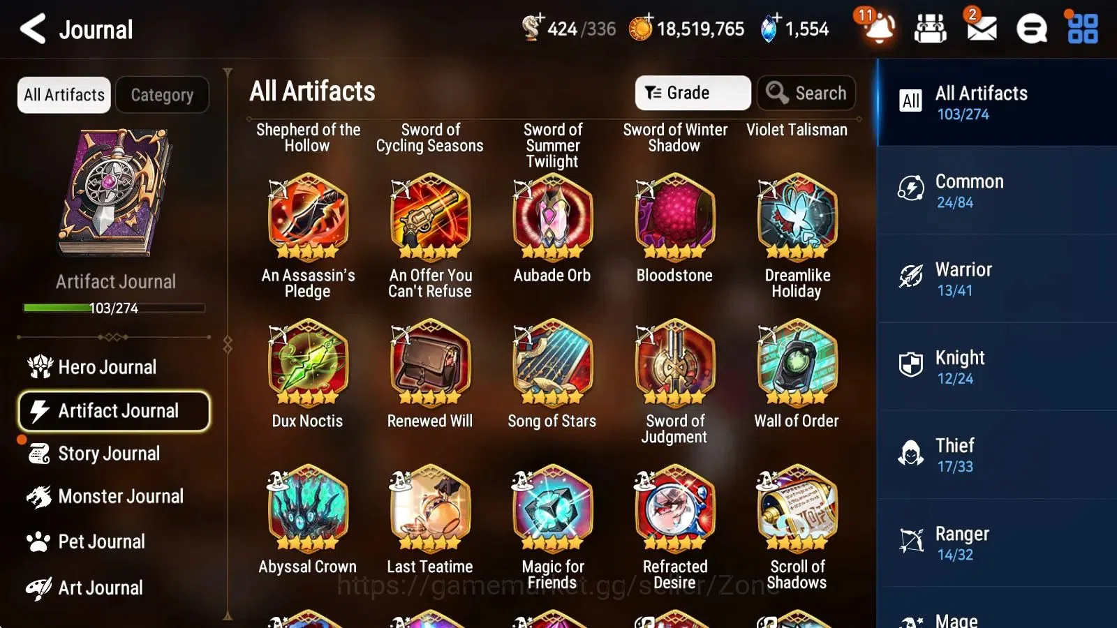Epic Seven Accounts High-End ASIA|40 ML (TA Coli, A. Ludwig, CM Laika Etc.)|PoH ON|SS 1.5K|Automaton Tower Conquered, Abyss 3
