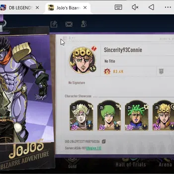 JoJo’s Bizarre Adventure: All Star Battle R Accounts ASIA| 6 SSR | Jotaro K, Cioccolata, Caesar A, Giorno G, Diavolo, ETC