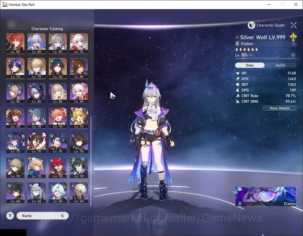 Honkai Star Rail Accounts Mid Game Asia|TL 70| 20 Limited |[SW 999,Firefly,The 5